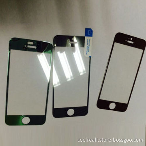 Colorful tempered glass screen protector for apple iphone